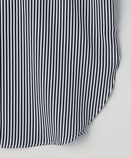 Precious Mild / プレシャスマイルド シャツ・ブラウス | ストライプコンビ ダブルフロントシャツ | 詳細9