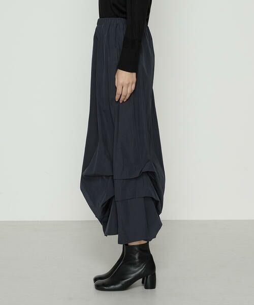 Precious Mild / プレシャスマイルド ロング・マキシ丈スカート | 裾タック 変形スカート | 詳細5