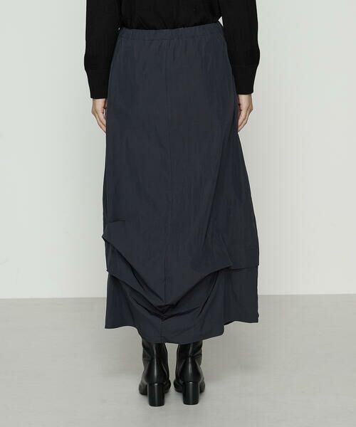 Precious Mild / プレシャスマイルド ロング・マキシ丈スカート | 裾タック 変形スカート | 詳細6