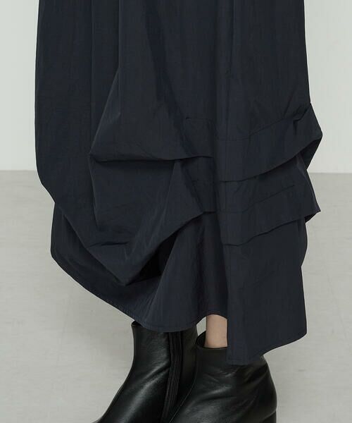 Precious Mild / プレシャスマイルド ロング・マキシ丈スカート | 裾タック 変形スカート | 詳細9