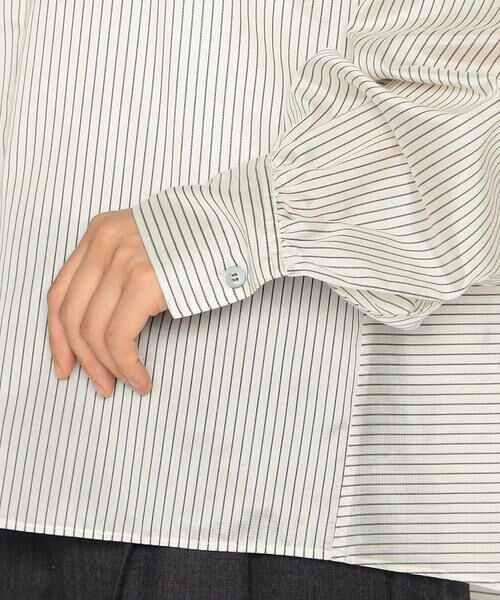 Precious Mild / プレシャスマイルド シャツ・ブラウス | 先染めストライブ ブラウス | 詳細10