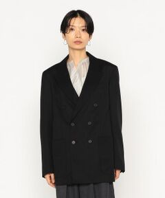 値下！希少LCB フリンジ黒テーラードジャケット セール】 【セットアップ対応】上質黒 モヘヤテーラード