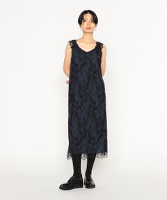 Precious Mild / プレシャスマイルド ロング・マキシ丈ワンピース | リバーレース×エターミン ドレス