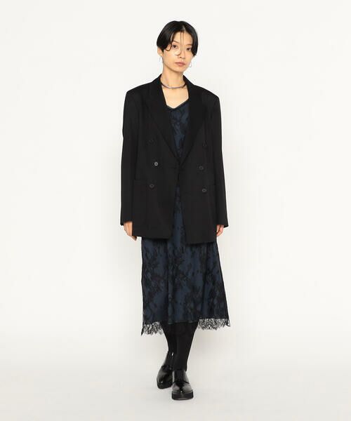 Precious Mild / プレシャスマイルド ロング・マキシ丈ワンピース | リバーレース×エターミン ドレス | 詳細2