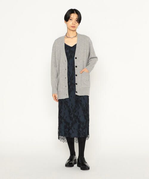 Precious Mild / プレシャスマイルド ロング・マキシ丈ワンピース | リバーレース×エターミン ドレス | 詳細3