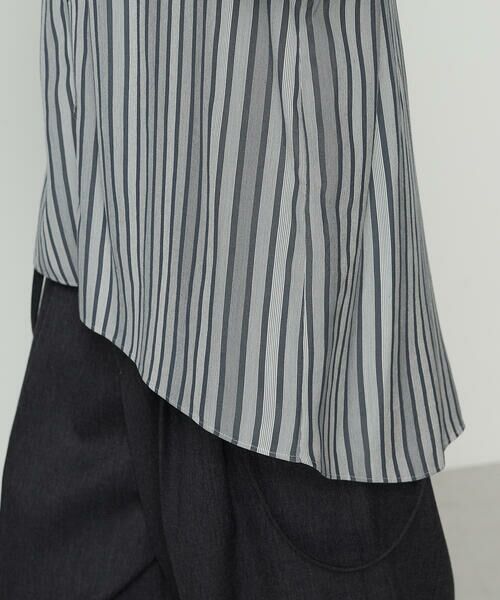 Precious Mild / プレシャスマイルド シャツ・ブラウス | モノトーンストライプ シャツ | 詳細11