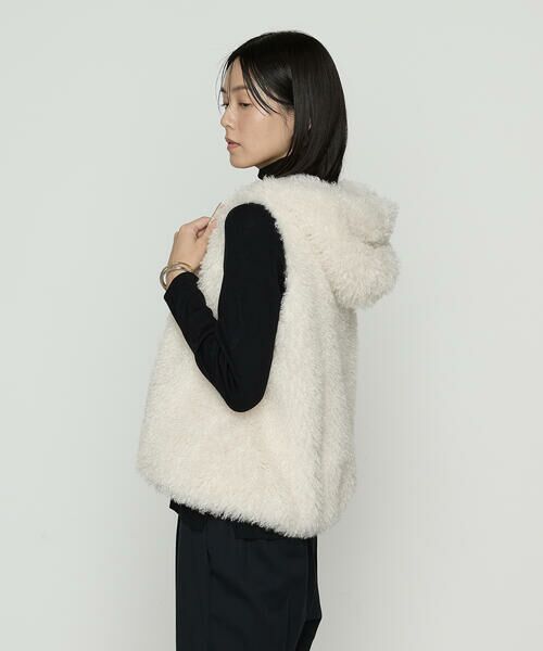 Precious Mild / プレシャスマイルド ベスト | カシミヤゴート風 エコファージレ | 詳細3