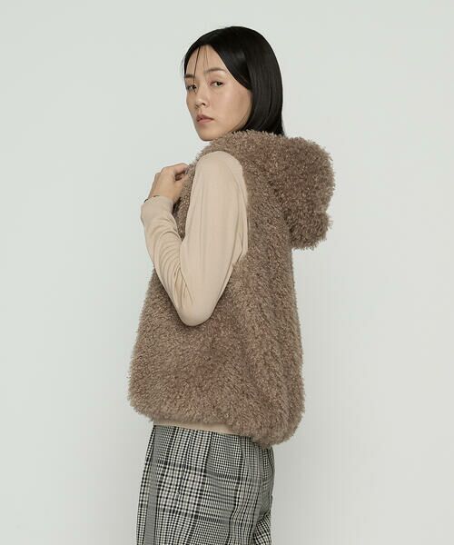 Precious Mild / プレシャスマイルド ベスト | カシミヤゴート風 エコファージレ | 詳細8