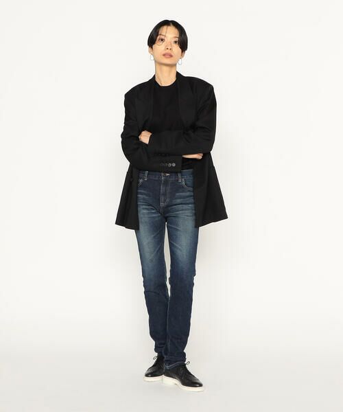 Precious Mild / プレシャスマイルド デニムパンツ | 11.5OZムラ染め糸左綾ストレッチデニム スリムデニムパンツ | 詳細7