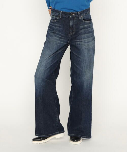 Precious Mild / プレシャスマイルド デニムパンツ | 11.5OZムラ染め糸左綾ストレッチデニム ワイドデニムパンツ | 詳細8