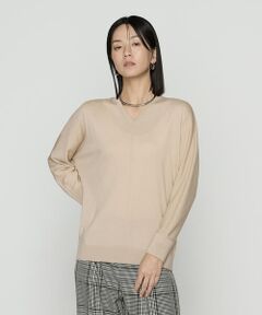 Precious Mild / プレシャスマイルド ニット・セーター | 梳毛Vネック ニット