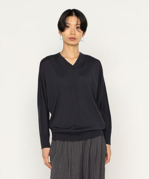 Precious Mild / プレシャスマイルド ニット・セーター | 梳毛Vネック ニット | 詳細5