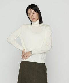 Precious Mild / プレシャスマイルド ニット・セーター | 梳毛タートルネック ニット