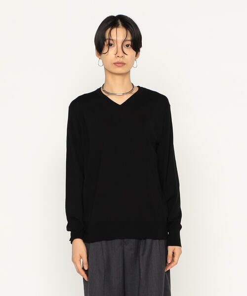 Precious Mild / プレシャスマイルド ニット・セーター | 〔 +サイズ 〕 バックレースライン ニットプルオーバー | 詳細3