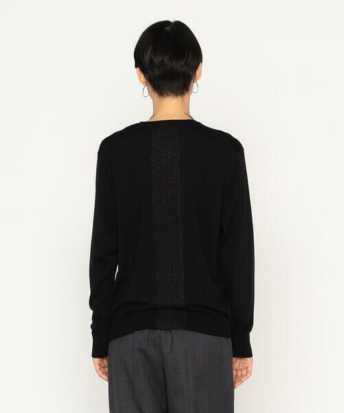 Precious Mild / プレシャスマイルド ニット・セーター | 〔 +サイズ 〕 バックレースライン ニットプルオーバー | 詳細5