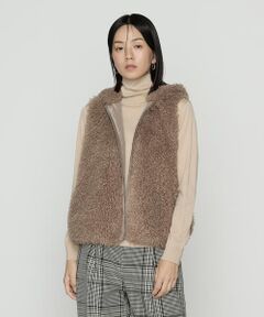 Precious Mild / プレシャスマイルド ベスト | 〔 +サイズ 〕 カシミヤゴート風 エコファージレ