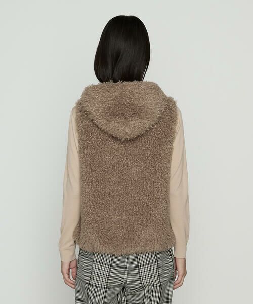 Precious Mild / プレシャスマイルド ベスト | 〔 +サイズ 〕 カシミヤゴート風 エコファージレ | 詳細11
