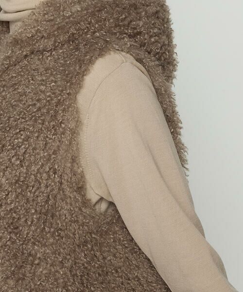 Precious Mild / プレシャスマイルド ベスト | 〔 +サイズ 〕 カシミヤゴート風 エコファージレ | 詳細13