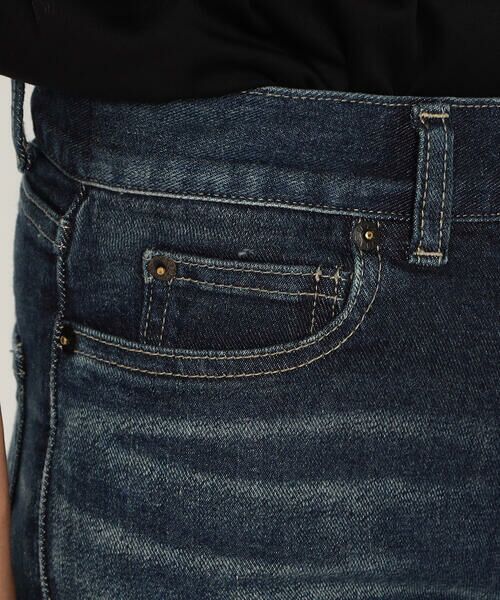 Precious Mild / プレシャスマイルド デニムパンツ | 〔 +サイズ 〕 11．5OZムラ染め糸左綾ストレッチデニム スリムデニムパンツ | 詳細15
