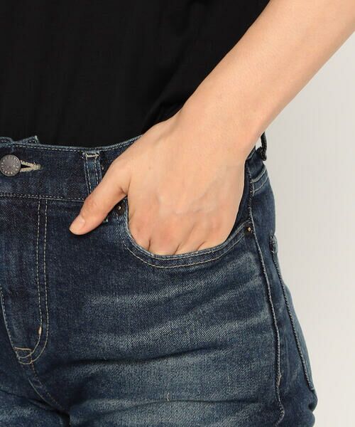 Precious Mild / プレシャスマイルド デニムパンツ | 〔 +サイズ 〕 11．5OZムラ染め糸左綾ストレッチデニム スリムデニムパンツ | 詳細16