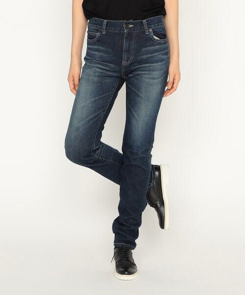 Precious Mild / プレシャスマイルド デニムパンツ | 〔 +サイズ 〕 11．5OZムラ染め糸左綾ストレッチデニム スリムデニムパンツ | 詳細8