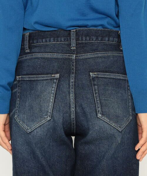 Precious Mild / プレシャスマイルド デニムパンツ | 〔 +サイズ 〕 11．5OZムラ染め糸左綾ストレッチデニム ワイドデニムパンツ | 詳細14