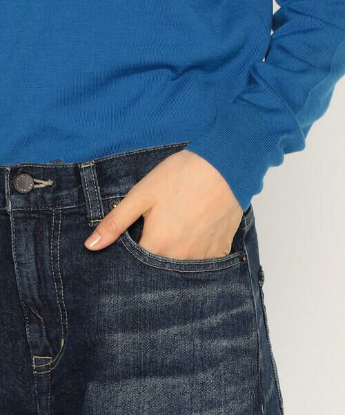 Precious Mild / プレシャスマイルド デニムパンツ | 〔 +サイズ 〕 11．5OZムラ染め糸左綾ストレッチデニム ワイドデニムパンツ | 詳細16