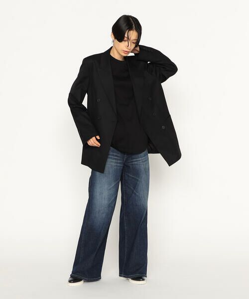 Precious Mild / プレシャスマイルド デニムパンツ | 〔 +サイズ 〕 11．5OZムラ染め糸左綾ストレッチデニム ワイドデニムパンツ | 詳細5