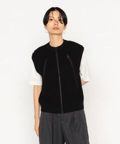 Precious Mild / プレシャスマイルド ニット・セーター | 〔 +サイズ 〕 片畦ニット ベスト