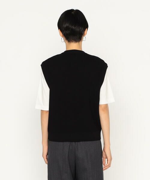 Precious Mild / プレシャスマイルド ニット・セーター | 〔 +サイズ 〕 片畦ニット ベスト | 詳細10