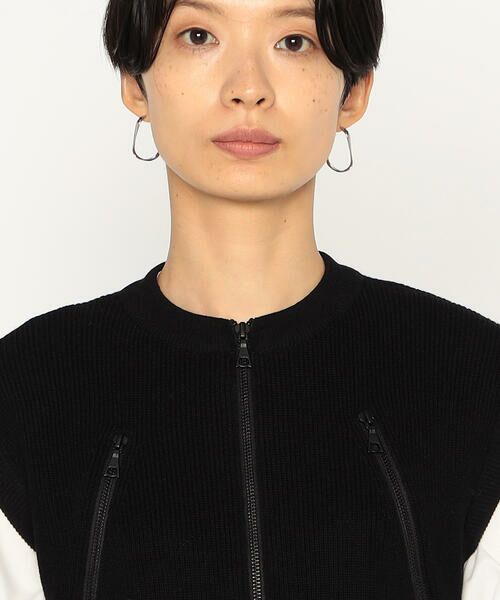 Precious Mild / プレシャスマイルド ニット・セーター | 〔 +サイズ 〕 片畦ニット ベスト | 詳細11