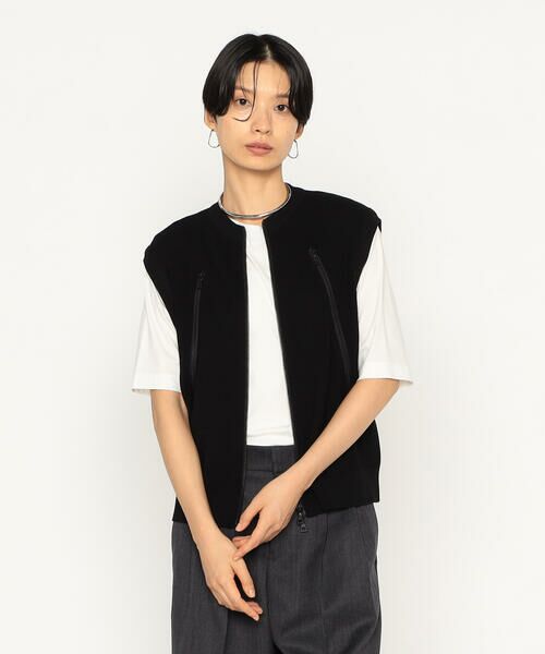 Precious Mild / プレシャスマイルド ニット・セーター | 〔 +サイズ 〕 片畦ニット ベスト | 詳細6
