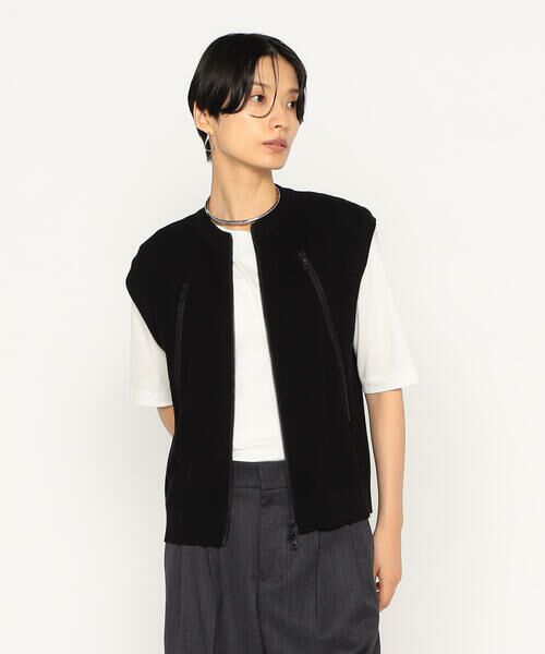 Precious Mild / プレシャスマイルド ニット・セーター | 〔 +サイズ 〕 片畦ニット ベスト | 詳細7
