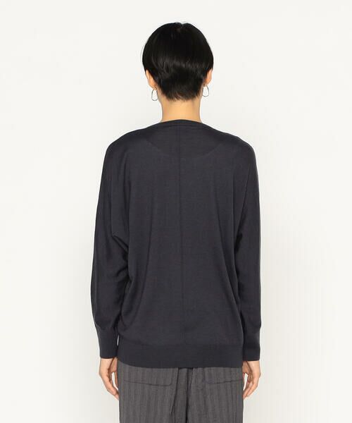 Precious Mild / プレシャスマイルド ニット・セーター | 〔 +サイズ 〕 梳毛Vネック ニット | 詳細8