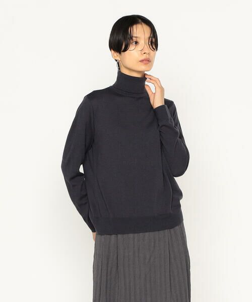Precious Mild / プレシャスマイルド ニット・セーター | 〔 +サイズ 〕 梳毛タートルネック ニット | 詳細5