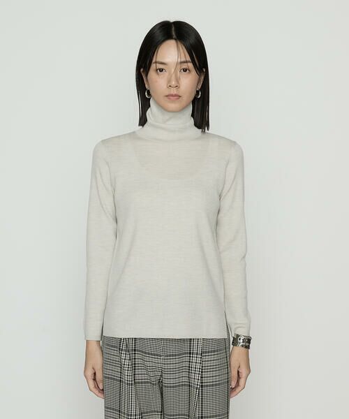 Precious Mild / プレシャスマイルド ニット・セーター | 〔 +サイズ 〕 リブ タートルネック | 詳細19