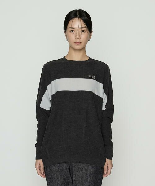 Precious Mild / プレシャスマイルド ニット・セーター | ライン入りバレル裾 ニットプルオーバー | 詳細3