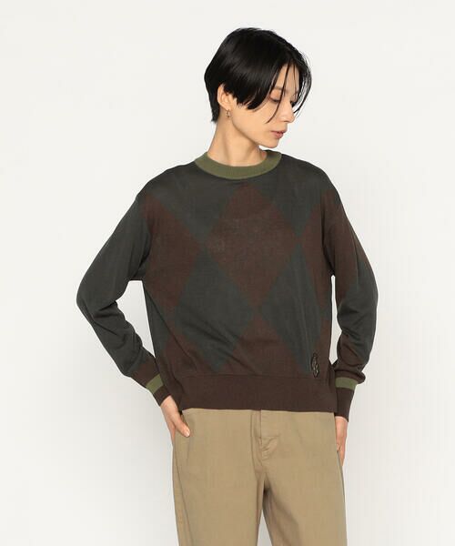 Precious Mild / プレシャスマイルド ニット・セーター | アーガイル柄 ニットプルオーバー | 詳細3