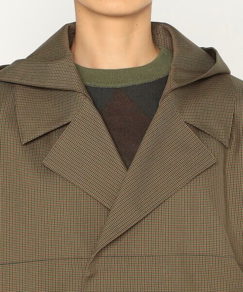 Precious Mild / プレシャスマイルド その他アウター | ガンクラブチェック フード付きコート | 詳細10
