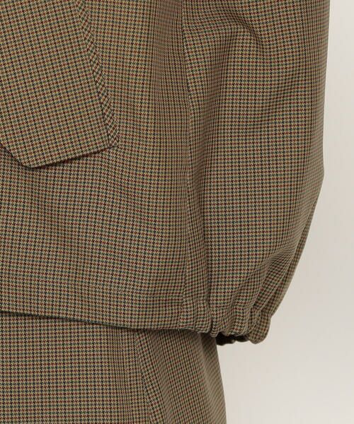 Precious Mild / プレシャスマイルド ブルゾン | ガンクラブチェック 袖ニットブルゾン | 詳細10