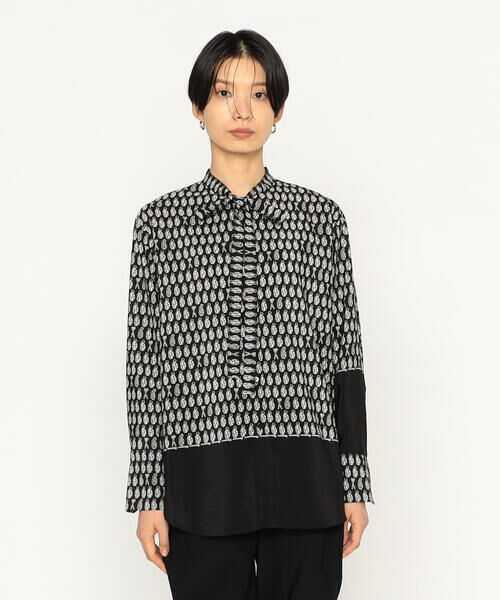 Precious Mild / プレシャスマイルド シャツ・ブラウス | ゴルフバックプリント ボウタイブラウス | 詳細4