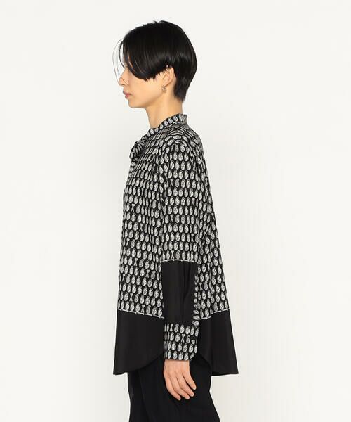 Precious Mild / プレシャスマイルド シャツ・ブラウス | ゴルフバックプリント ボウタイブラウス | 詳細5