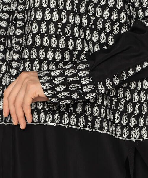 Precious Mild / プレシャスマイルド シャツ・ブラウス | ゴルフバックプリント ボウタイブラウス | 詳細8