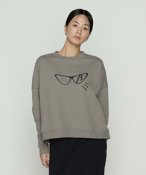 Precious Mild / プレシャスマイルド カットソー | βメガネプリント プルオーバー | 詳細3