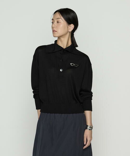 Precious Mild / プレシャスマイルド ニット・セーター | 釦開き襟付き ニットプルオーバー | 詳細2