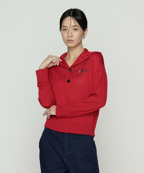 Precious Mild / プレシャスマイルド ニット・セーター | 釦開き襟付き ニットプルオーバー | 詳細6