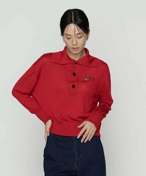 Precious Mild / プレシャスマイルド ニット・セーター | 釦開き襟付き ニットプルオーバー | 詳細8