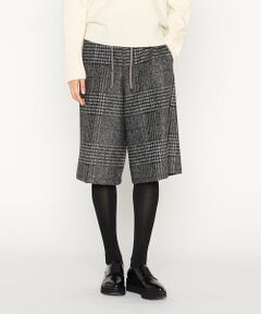 Precious Mild / プレシャスマイルド その他パンツ | グレンチェックジャージー ハーフパンツ
