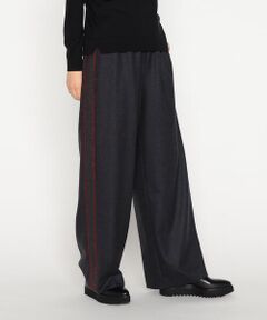 Precious Mild / プレシャスマイルド その他パンツ | フラノ×REGGIANIストライプ トラックパンツ