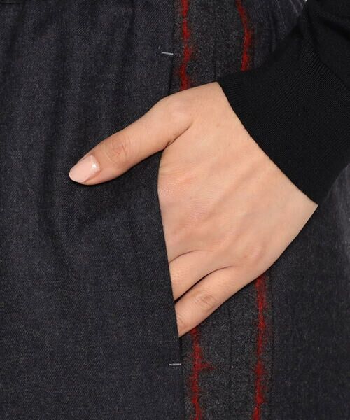 Precious Mild / プレシャスマイルド その他パンツ | フラノ×REGGIANIストライプ トラックパンツ | 詳細9